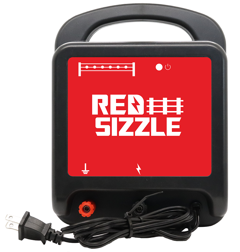 Red Sizzle 62 Mile, Large Plug In Fence Energizer, Fast Shipping
