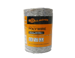 Gallagher | Poly Wire - 1/16" Thick