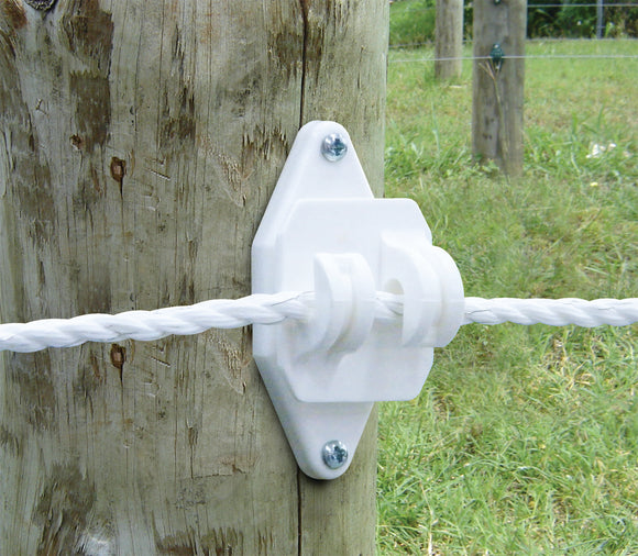 Patriot | Wood Post Claw Insulator (White)