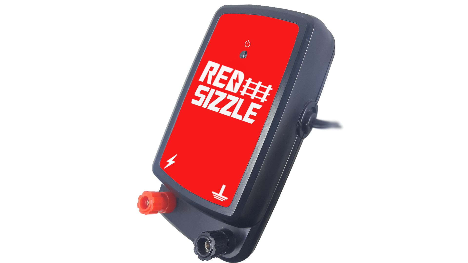 Red Sizzle 6 Mile, Small Battery Powered Fence Energizer, Fast