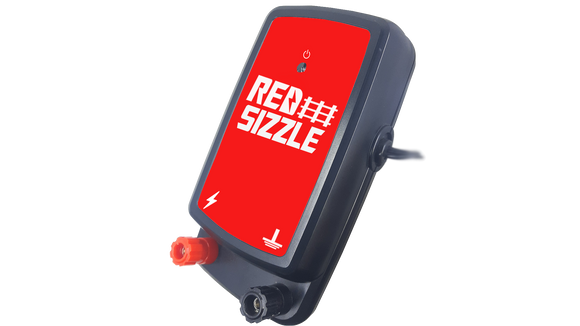 Red Sizzle | 5M 1.2J Plug In Garden Fence Energizer